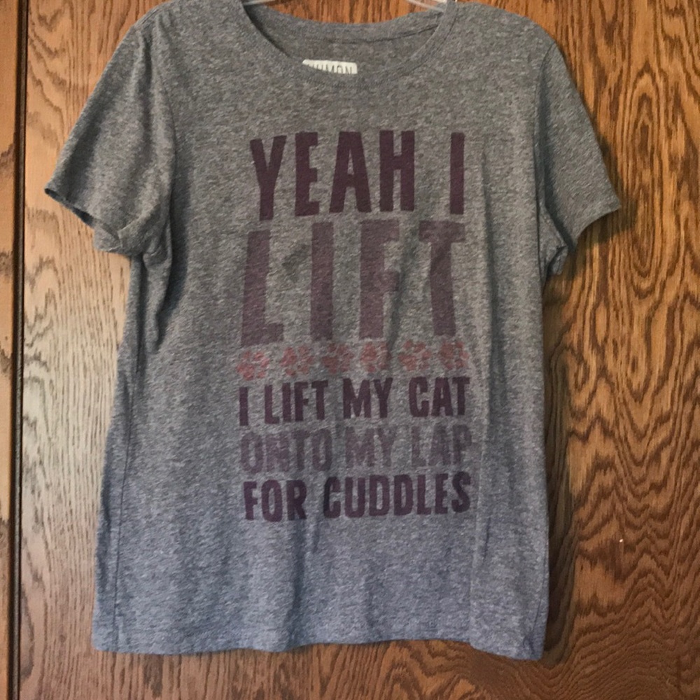 T-shirt XXL “Yeah I Lift, I Lift My Cat”